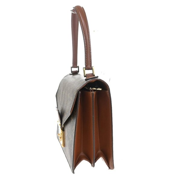LOUIS VUITTON Concorde Hand Bag Monogram Leather Brown France M51190 84KB259 - Picture 2 of 16